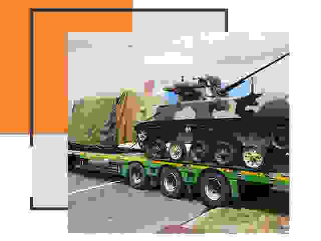 Перевозка военной техники в Лобне